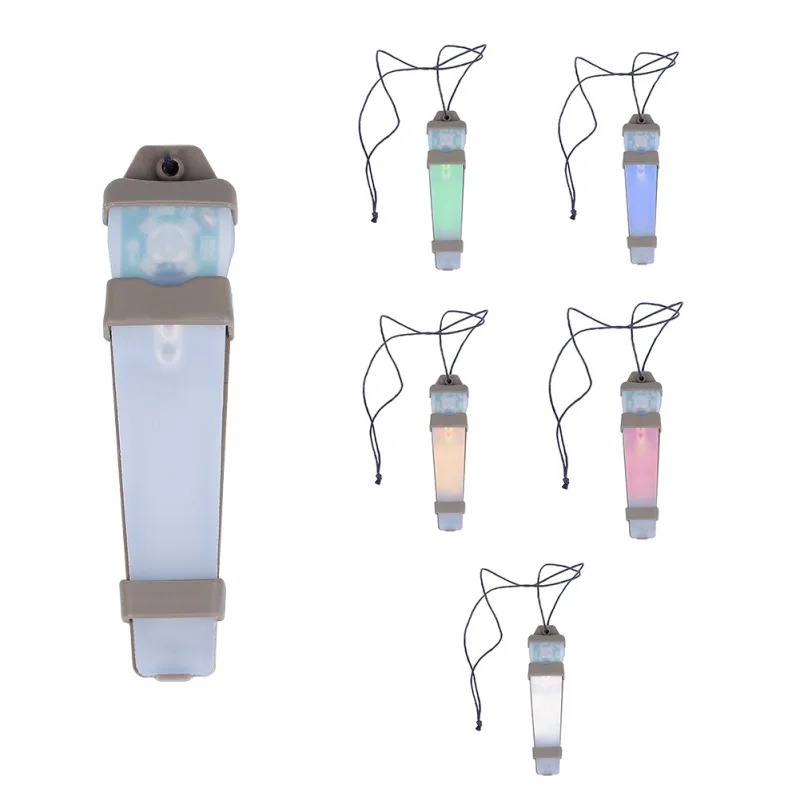 Clearance Riding Tactical Helmet Light Strobe Signal Light Survival Waterproof Lamp Light Activities Camping Cycling Silicone Constant 0