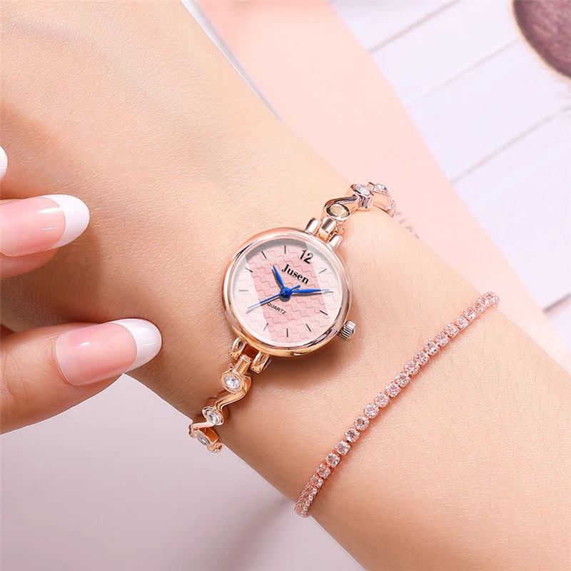 Reloj Mujer Relogio Feminino очаровательные женские часы-браслет Роскошные брендовые кварцевые часы для розового дизайна креативные женские часы под платье