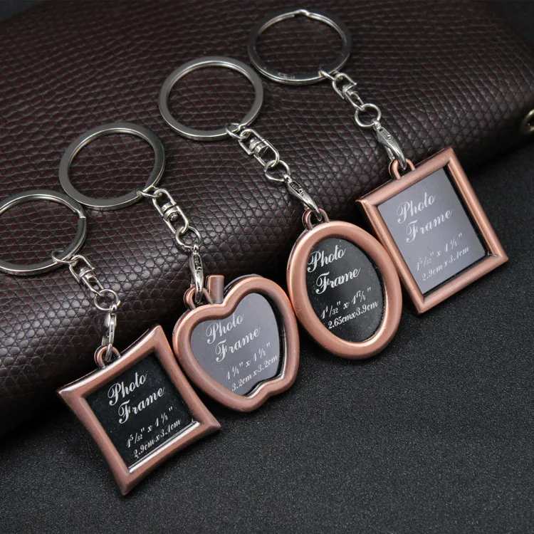 Креативный металлический мини маленькая фоторамка брелок фото стикер студия деятельности небольшие подарки настраиваемые Logog093