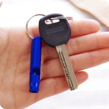 Открытый Кемпинг выживания свисток с брелок металлический путешествия портативный свисток cai pan shao детей маленький свисток