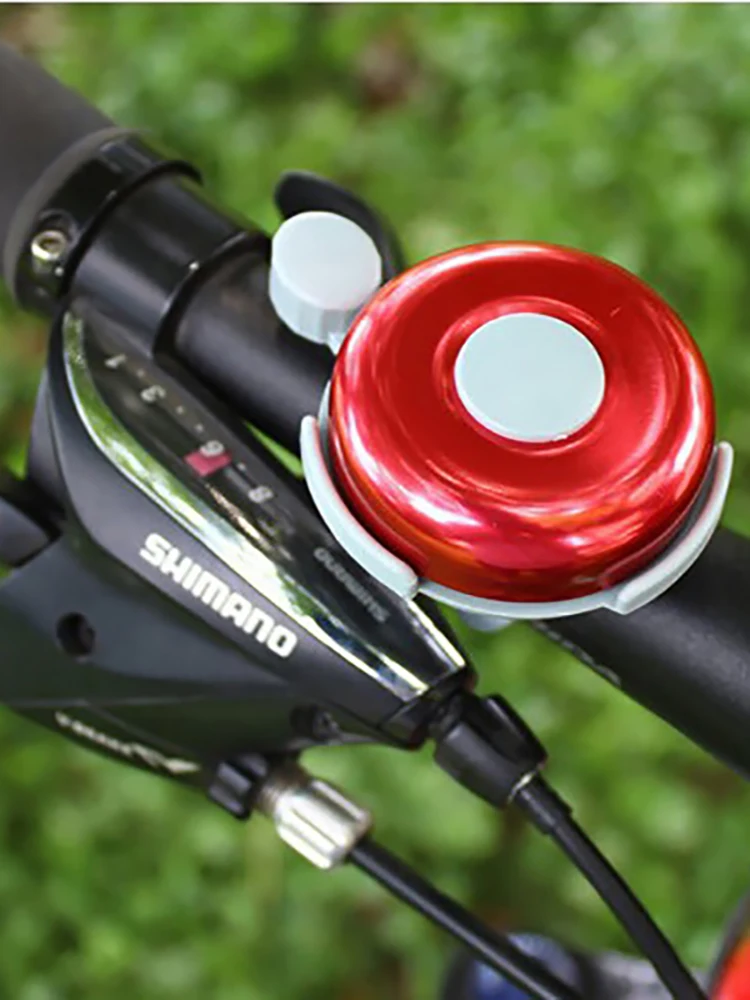 Bicycle Bell Horn Alarm Aluminum Alloy Handlebar Loud Crisp Clear Ringer Outdoor Safety Cycling Accessories bicycle bell bicycle horn bicycle alarm bicycle accessories