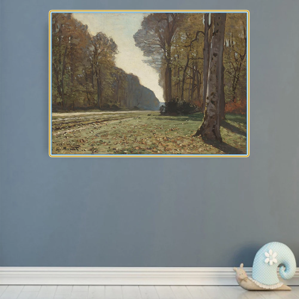 Цитон Клода монета Le Pave de Chailly Canvas картина маслом на холсте известное