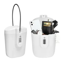 Boîte à mot de passe Portable, seau de plage, boîte de rangement pour mot de passe, Mini portefeuille Mobile d'extérieur, boîte à fusibles pour clés