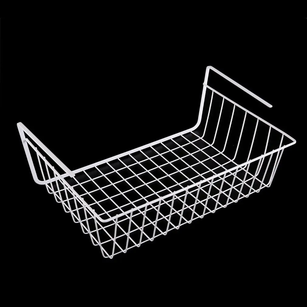 

1 pcs New Kitchen Under Shelf Storage Basket Lightweight Metal Organiser Rack