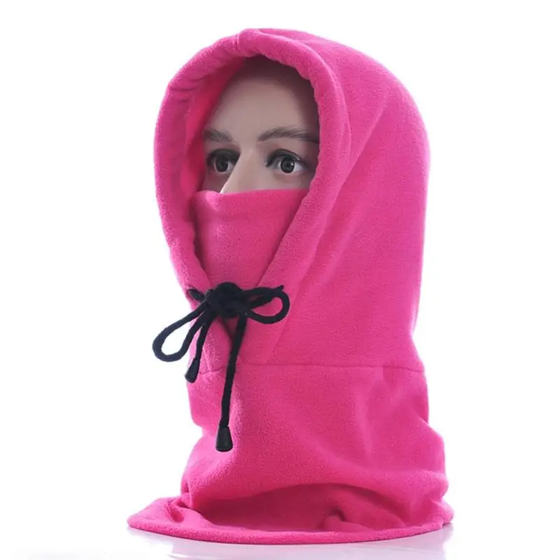 Теплая Флисовая Балаклава с капюшоном для зимних видов спорта, сноуборда, маска для лица для мужчин, велосипедный шлем