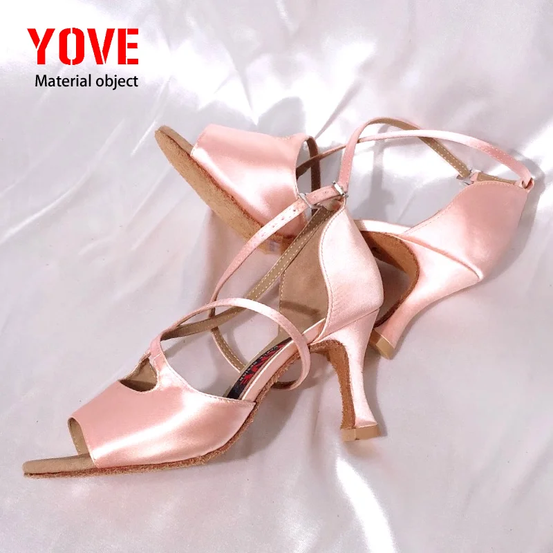 YOVE стиль w121-70 танцевальная обувь Bachata/Salsa/Kizomba Женская танцевальная обувь