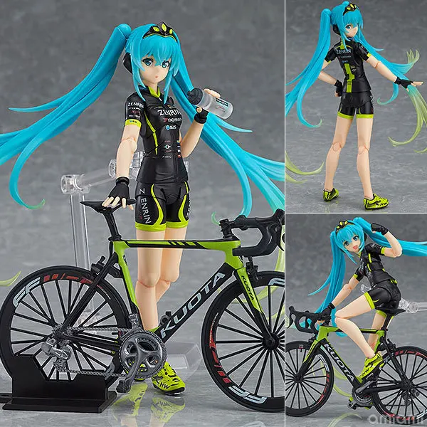 

Cheng yuan Anime Toy Patriotic Version maxfactory Figma 307 Race Car Bicycle Hatsune Miku2015