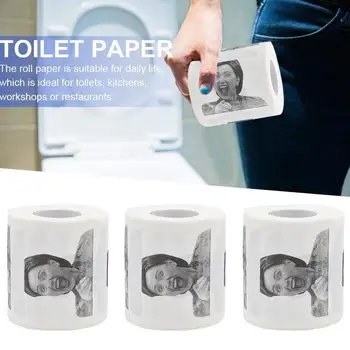 

1 Roll Printed Toilet Paper Hillary Clinton Open Mouth Toilet Paper Novelty Roll Prank Gift Home Decor
