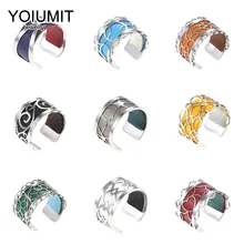 Кольца Cremo из нержавеющей стали для женщин, кольца на палец, регулируемые кольца, сменные кожаные женские ювелирные изделия