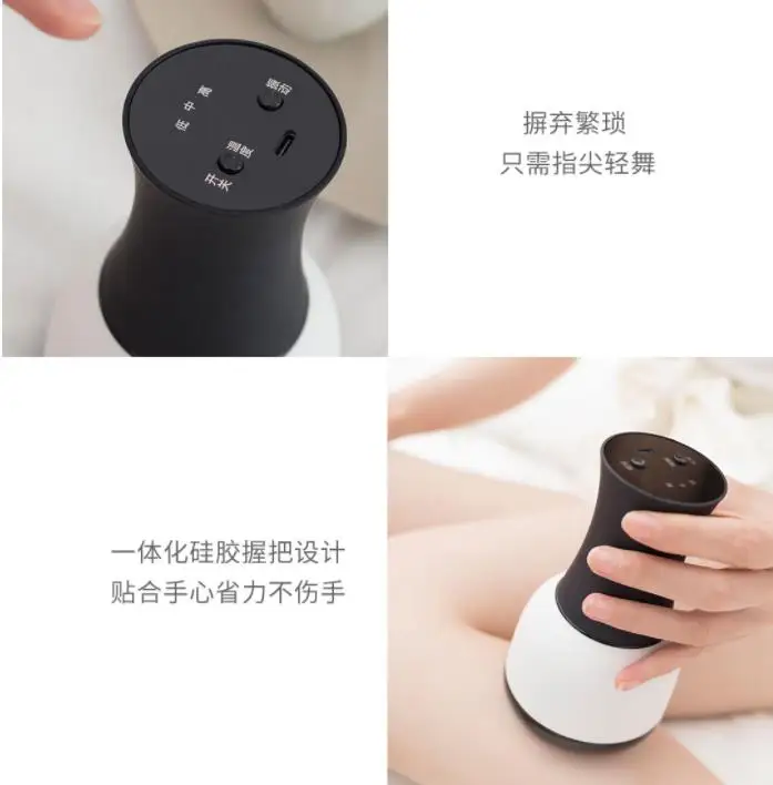 Xiaomi mijia здоровья скребок для соскребания массажный термостат компресс с солью беспроводной портативный умный скребок контроля температуры