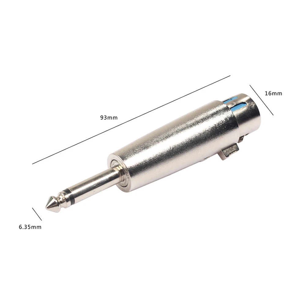 1 шт. Новый XLR 3 контактный гнездовой разъем для 1/4 &quot6 35 мм моно штекер аудио