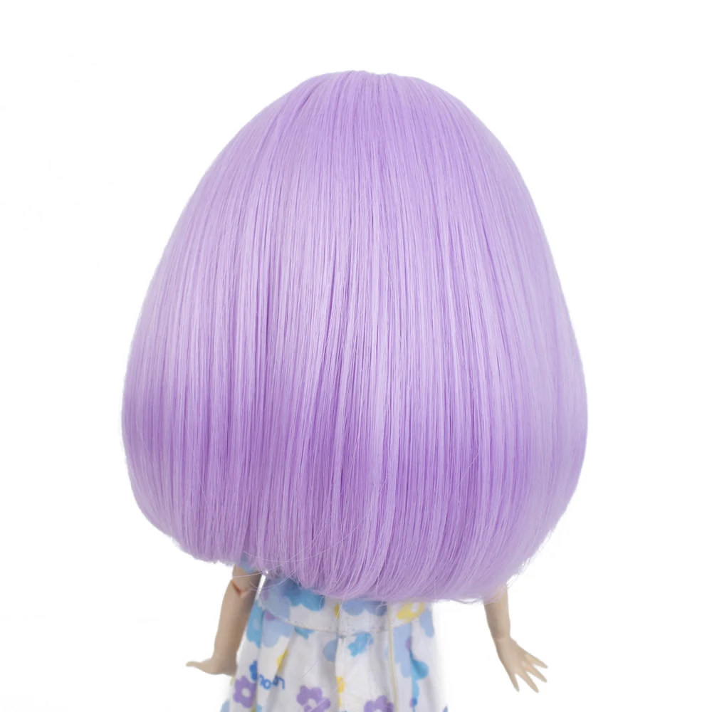 Парики только! Милый полный парик куклы парик вьющиеся волосы 27-28 см для 1/6 Blyth куклы разноцветные куклы парики кукла-конструктор аксессуары
