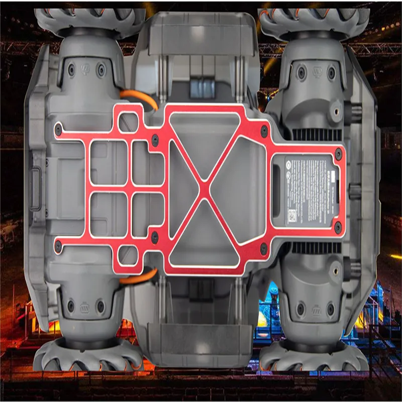Игрушечная фигурка CNC из алюминиевого сплава аксессуары для модернизации и частей шасси армированный для DJI RoboMaster S1 RC робот автомобиль
