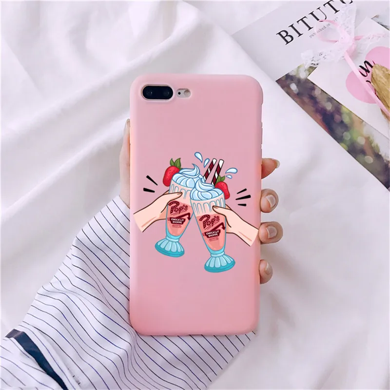 TPU Чехол для iPhone X XS MAX XR X 4 5 7 8 6 6s Plus, мягкий силиконовый чехол для задней панели - Цвет: TPU