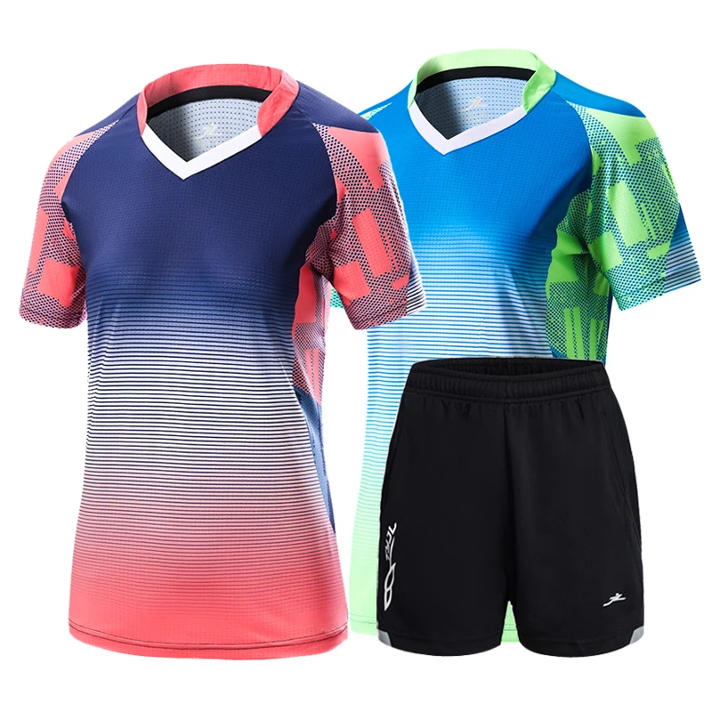 2019 New YY Quick-drying men's Tops Table tennis clothes Tee shirts+shorts 