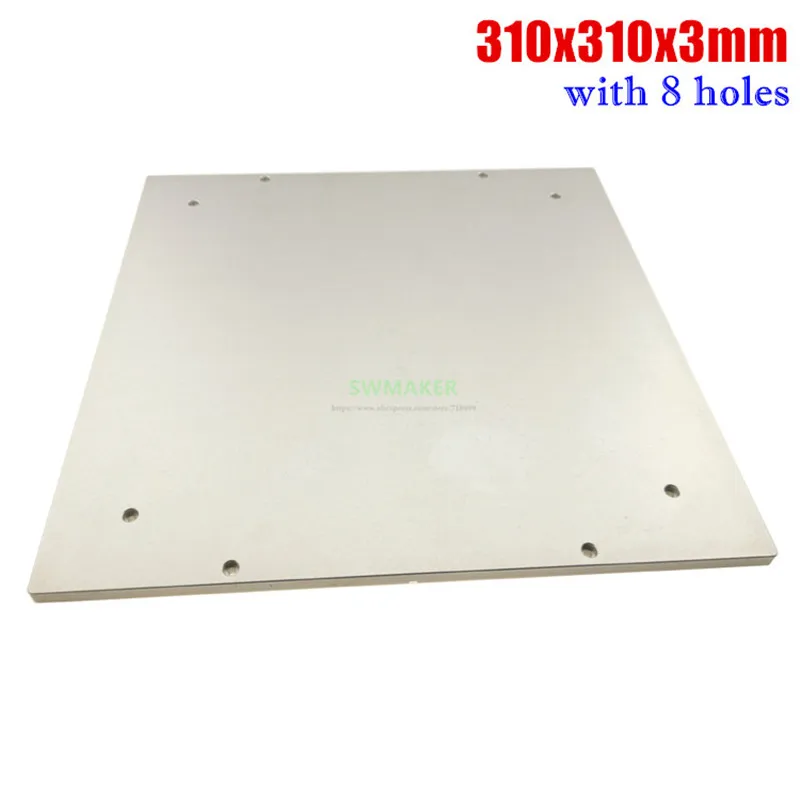 Silicone Heater Pad com Sensor Placa de Construção de Alumínio Voron 2.4 Blv Mgn Cube 310×310 mm 1pc
