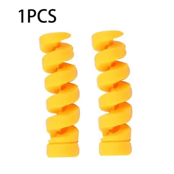 

Spiral silicone data cable Protective cover power cord anti-breaking anti-cracking suitable for wide range easy to carry