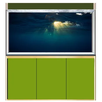 

[JQ-0020] Fish Tank Background HD Ocean Series Aquarium Sticker Mural Decoration Painting Pattern Size Can Be Customized
