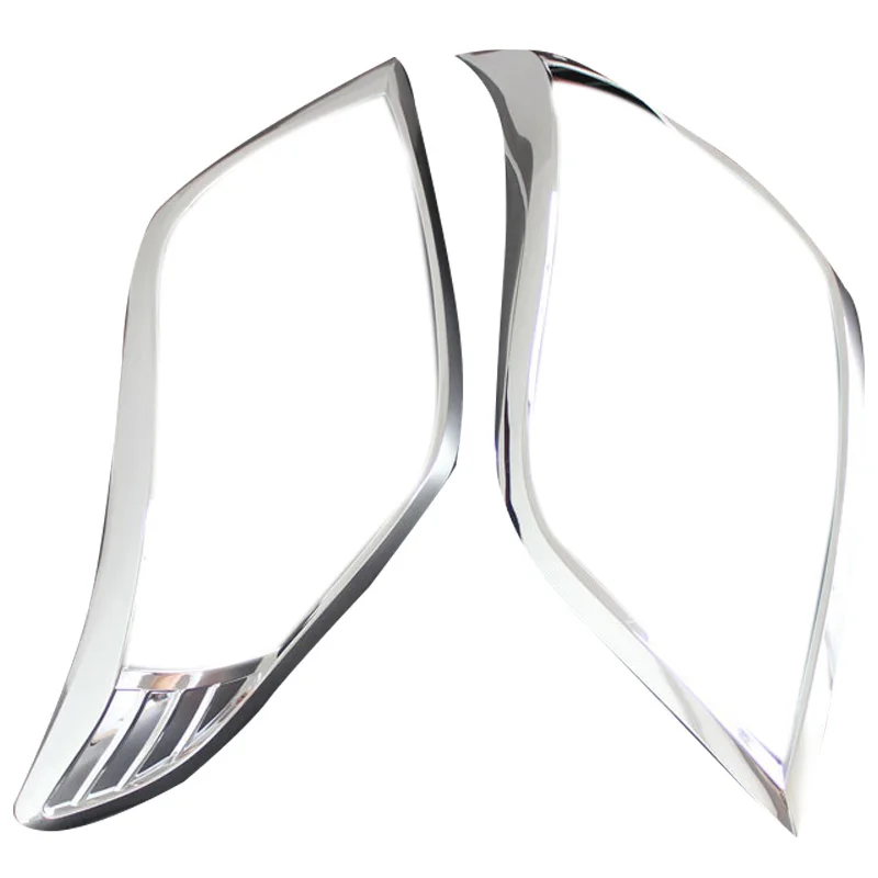 

for Toyota Prado FJ150 FJ 150 2010 2011 2012 2013 ABS Chrome head light lamp Hood Trim Headlight Cover Car Auto Exterior Accesso