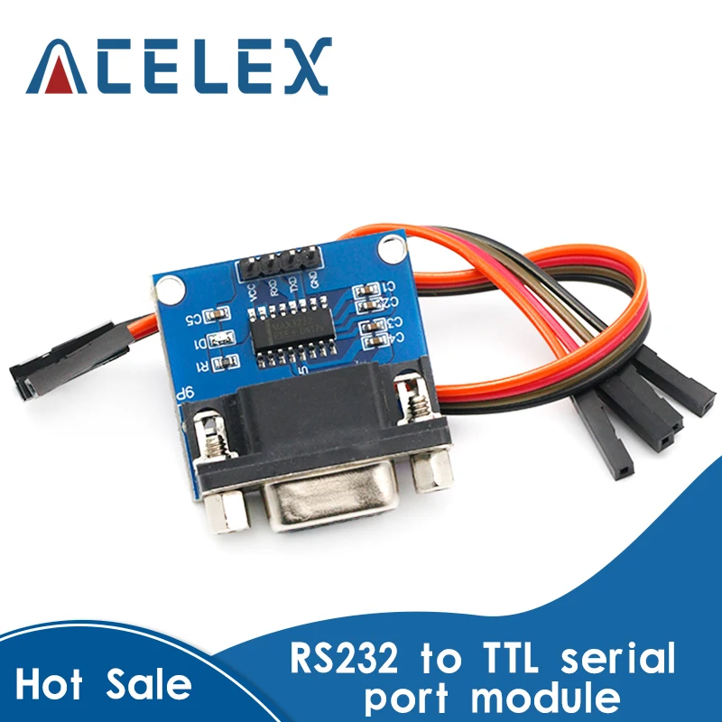 MAX3232 RS232 в TTL модуль конвертера последовательного порта DB9 разъем MAX232 для Arduino|board