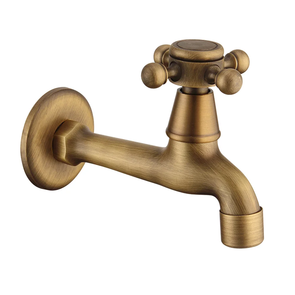 Replacement Part Home Toilet Durable Retro Copper Antique Brass Bibcock Cafe Hotel Mop Pool Faucet Washing Machine Tap Bathroom Replacement Part Home Toilet Durable Retro Copper Antique Brass Bibcock Cafe Hotel Mop Pool Faucet Washing Machine Tap Bathroom