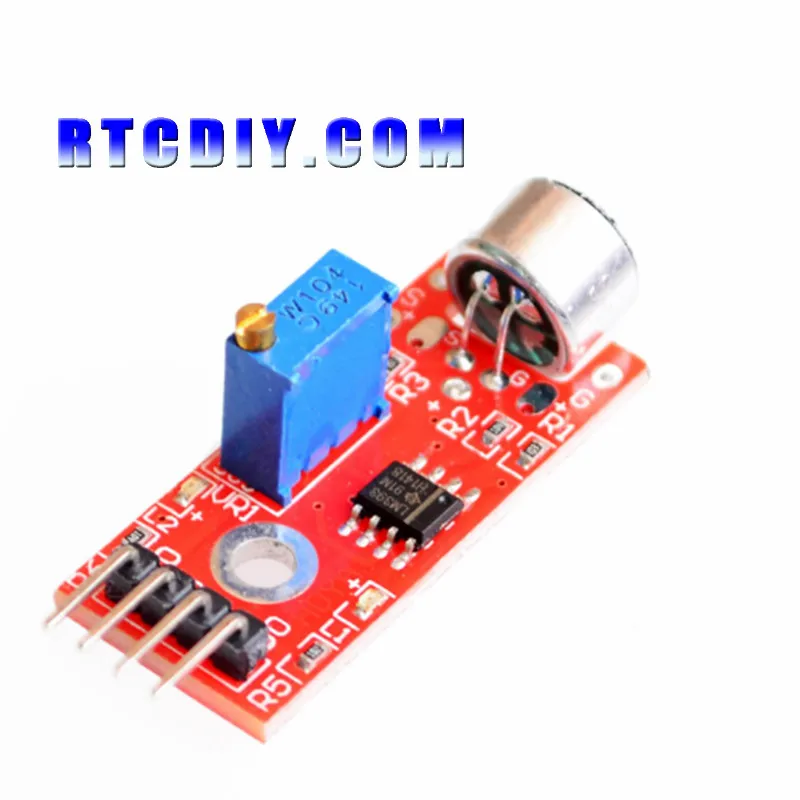 Electret-Microphone-Amplifier-Stable-MAX9814-module-Auto-Gain-Control-MAX4466 - 副本