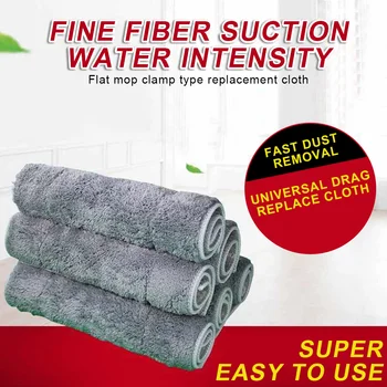 

3/6pcs Mop Head Replacement Cloth Cleaning Pad Microfiber Standard Dust Mop Household Broom Household Dust Mops Microfiber Tools