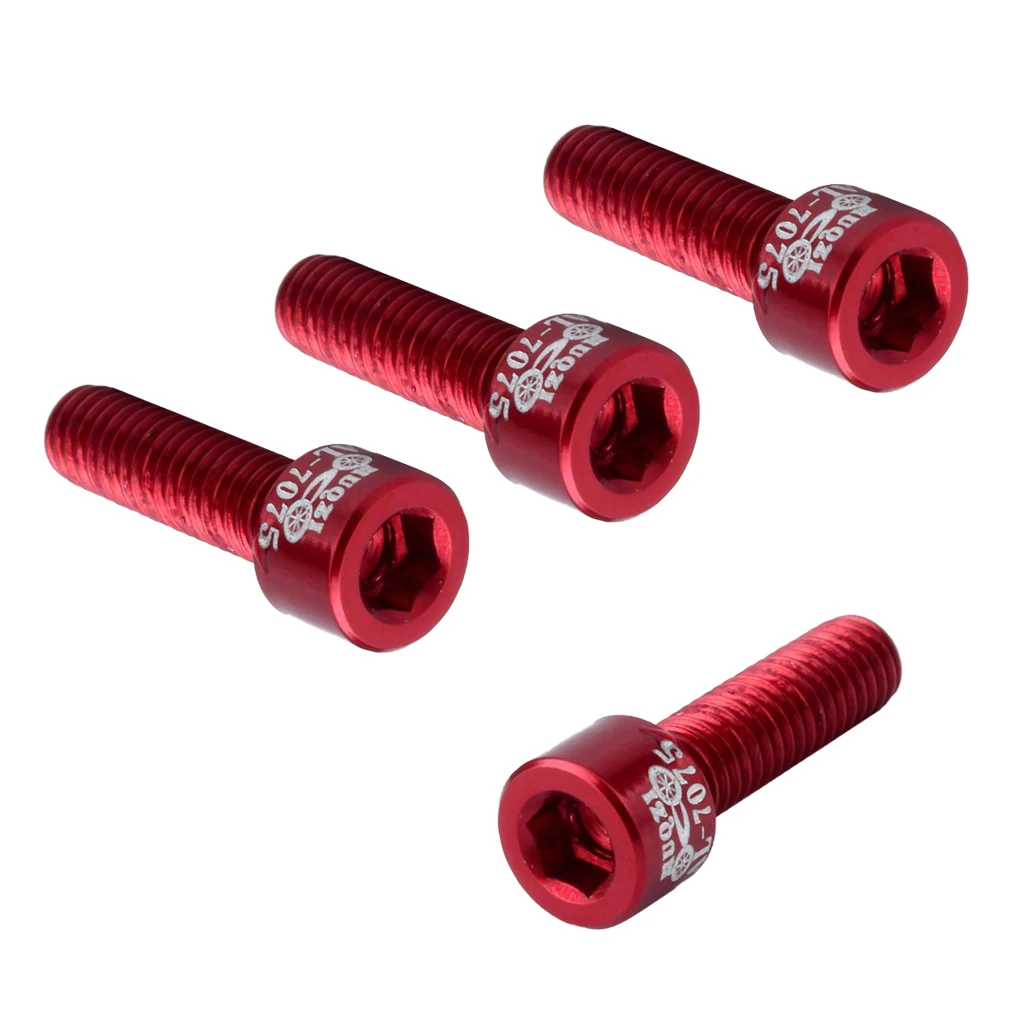 Perfeclan 12 шт. руль для велосипеда винт M5x17mm болт из сплава фиксированная шестерня