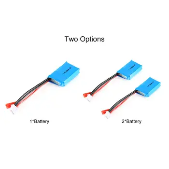 

7.4V 250mAh 25c Rechargeable Battery Lipo Battery RC Lithium Battery for Orlando Hunter 1:35 RC Climbing Car