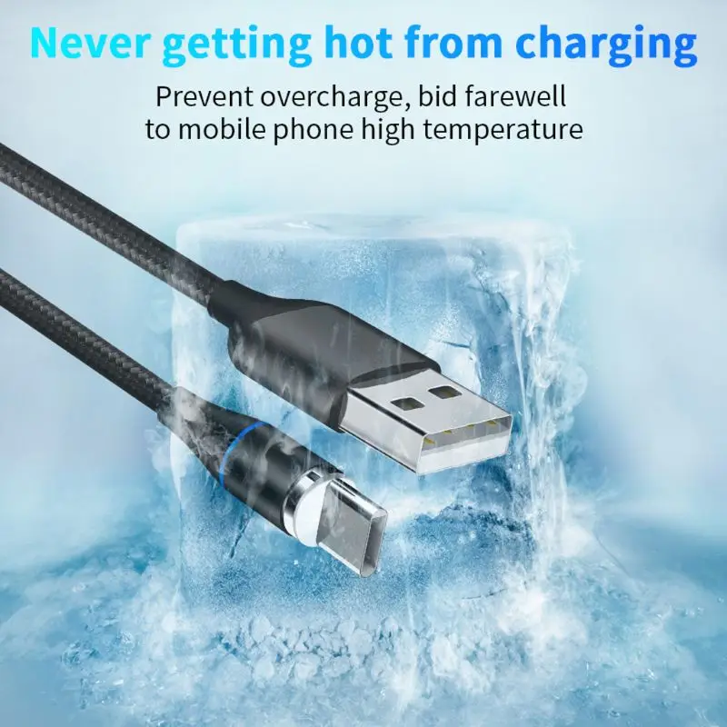 360 Вращающийся Круглый 3A Магнитный USB к type C+ Micro USB Мужской QC 3,0 кабель для быстрой зарядки для samsung Huawei Xiaomi HTC Androi