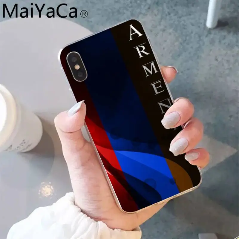 Высококачественный чехол MaiYaCa для телефона с флагом армянийского флага