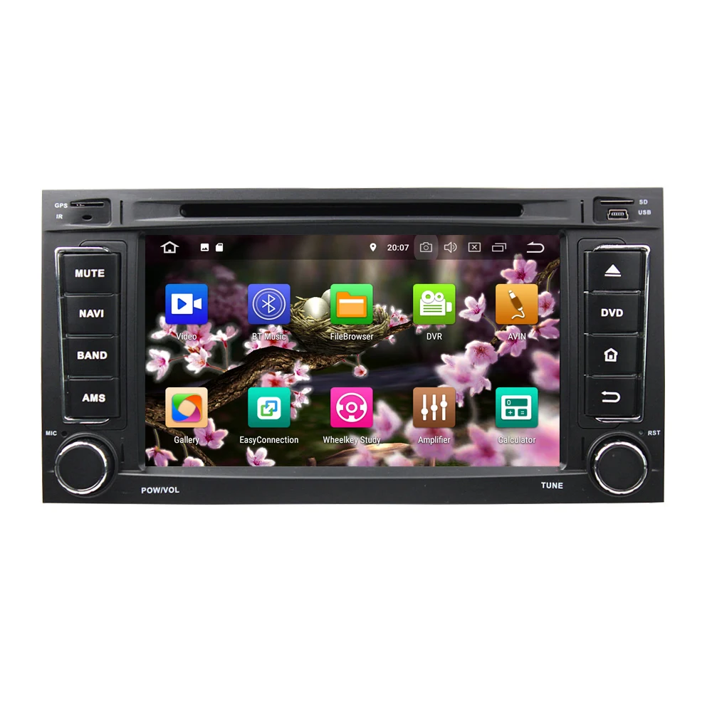 7&quot Android 9.0 PX6 Car DVD Player For VW TOUAREG 2002-2010 MULTIVAN 2008-2012 Audio Stereo Radio 6 Core Multimedia DSP | Автомобили и