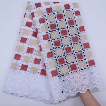 

African Cotton Lace High Quality Swiss Voile Lace In Switzerland Nigerian Dry Lace Fabric For Party Dresses Y1755