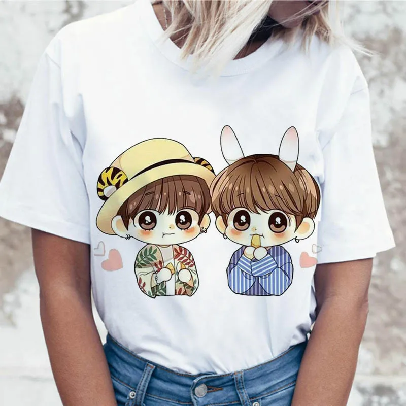 1100 Kpop футболка JIN SUGA J HOPE, женская футболка JIMIN V JUNGKOOK, топ, футболка для K pop, корейские футболки, забавная графическая женская футболка K-pop - Цвет: 1100