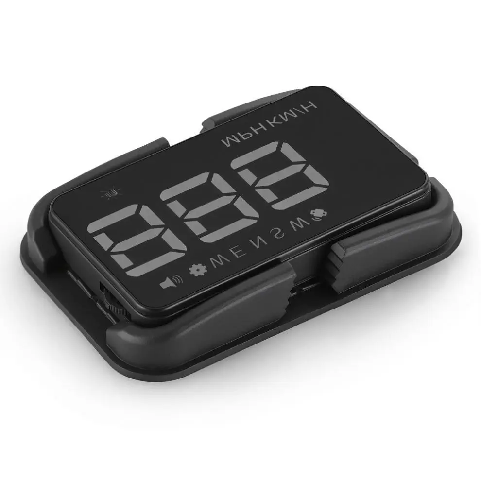  Universal 35 Zoll A5 Auto Head Up Display Windschutzscheibe Projektor Tacho Überdrehzahl Warnung GP