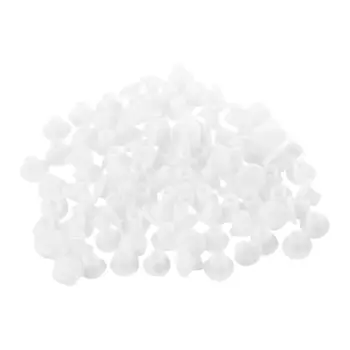

100 pcs home furniture decor 5 mm white plastic hole drilling cover