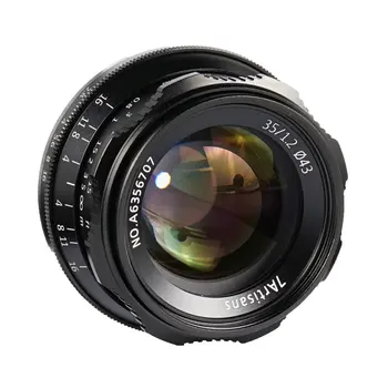 

7 artisans 35mm F1.2 Prime Lens to All Single Series for SONY for Fuji for Canon for M43 Cameras Accessories