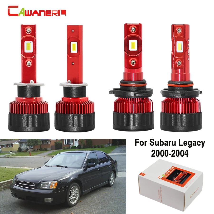Cawanerl 4 X автомобиля 60W светодиодный налобный фонарь белый 9000LM 12V авто фары высокой