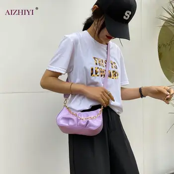 

Light Wild Simple Female Daily Bag Simple Women Pure Color Casual Hobo Shoulder Bags Leather Crossbody Handbags