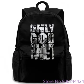 

California Republic Only God Can Judge Me Latest women men backpack laptop travel school adult student
