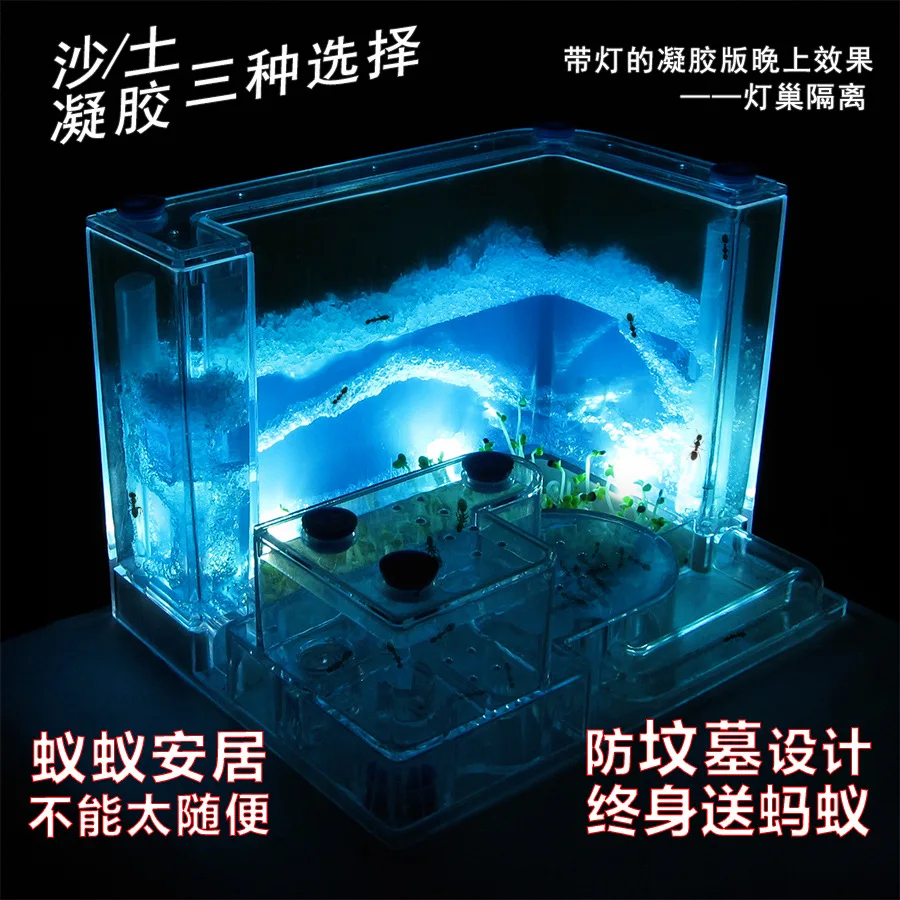 

Ant Nest Workshop Pet Ant Palace Castle Ant Nest Home Villa Desktop Ecology Feeding Nest
