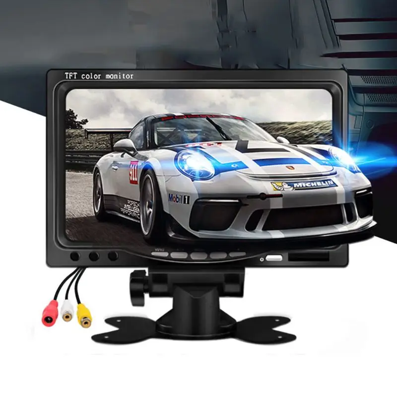 " TFT lcd цветной HD зеркальный монитор для задний вид автомобиля резервная камера DVD общий Грузовик Автобус Реверсивный дисплей