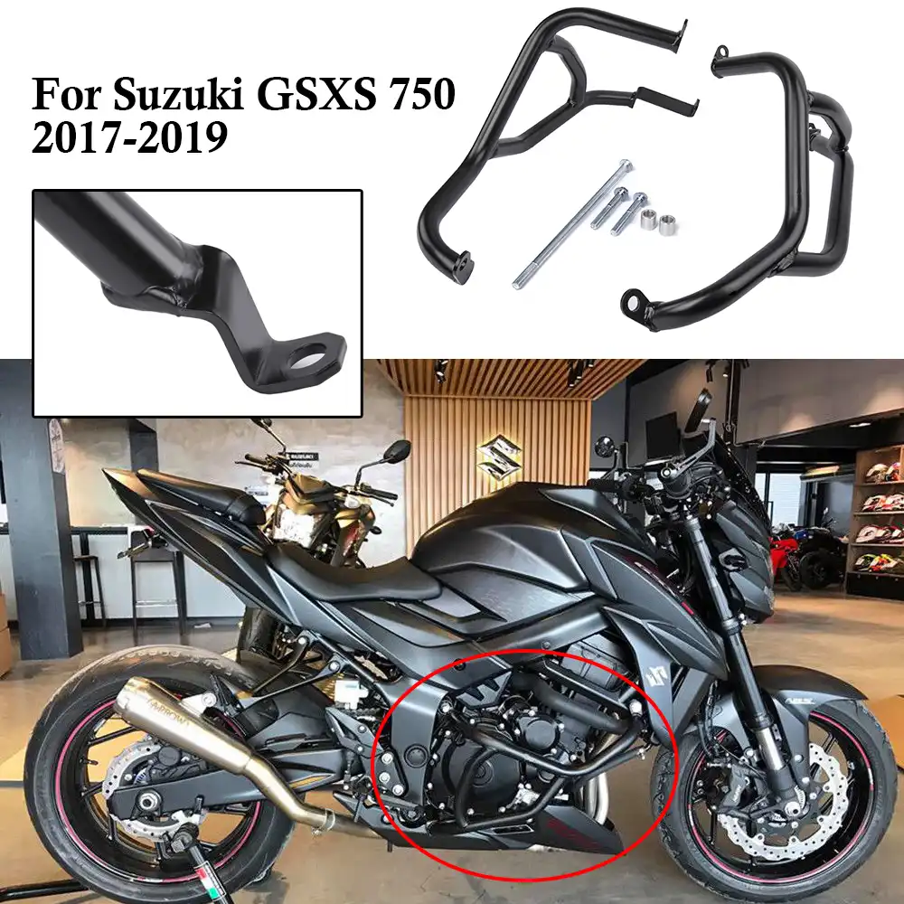 Paratelaio Per Suzuki GSX-S - Protezione In Alluminio CNC, Colore Blu - Foto 5