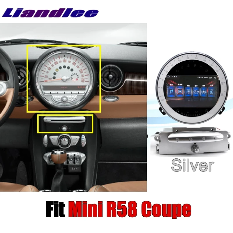 Автомагнитола Liandlee для Mini купе R58 2012 ~ 2017 система Android мультимедиа без DVD плеера NAVI