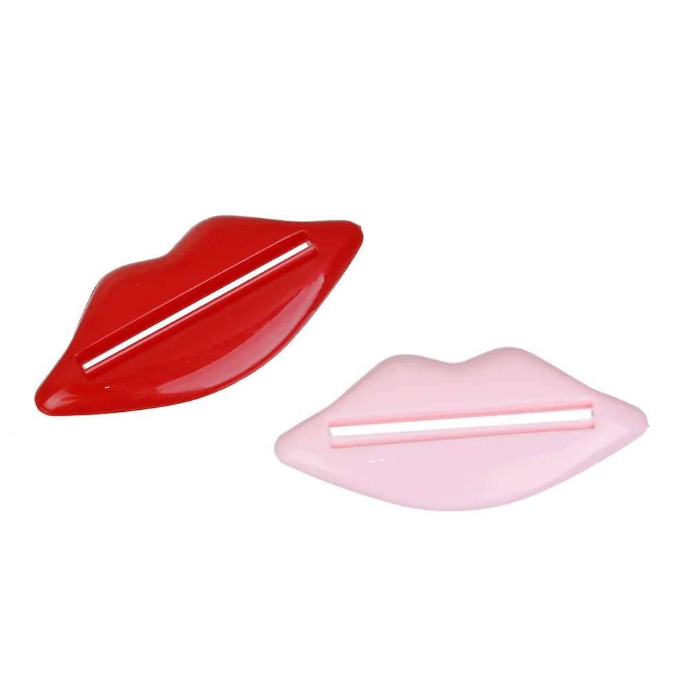 1PC Color At Random Hot New Toothpaste Tube Squeezer Sexy Hot Lip Kiss Bathroom Tube Squeezer Dispenser Cream Squeezer 93 x 42mm