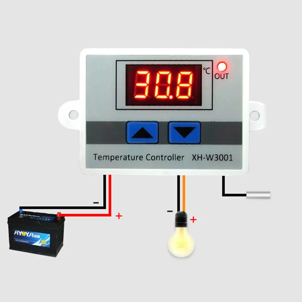 12 V/24 V/220 V цифровой регулятор температуры качественный Термостат термопары с ЖК-дисплеем дропшиппинг