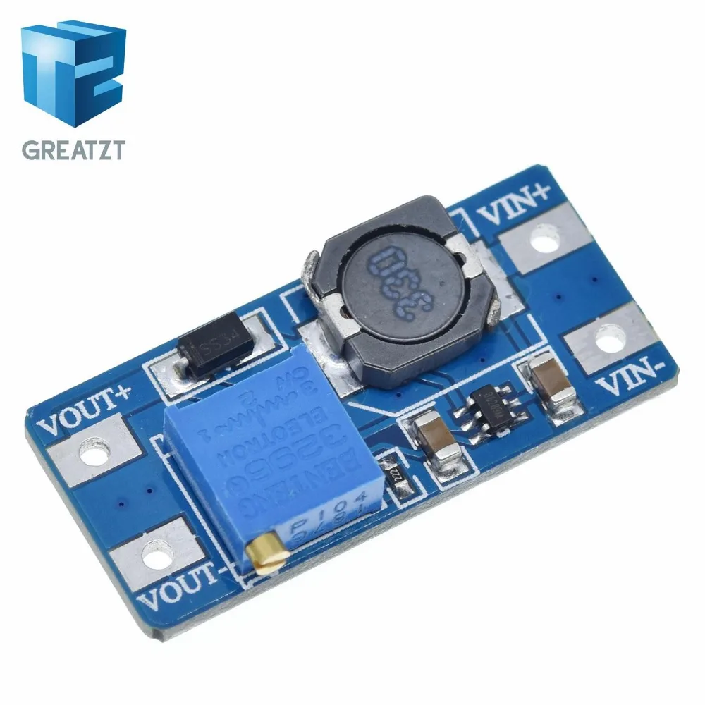 1PCS MT3608 DC-DC Step Up Power Apply Module Booster Power Module MAX output 28V 2A
