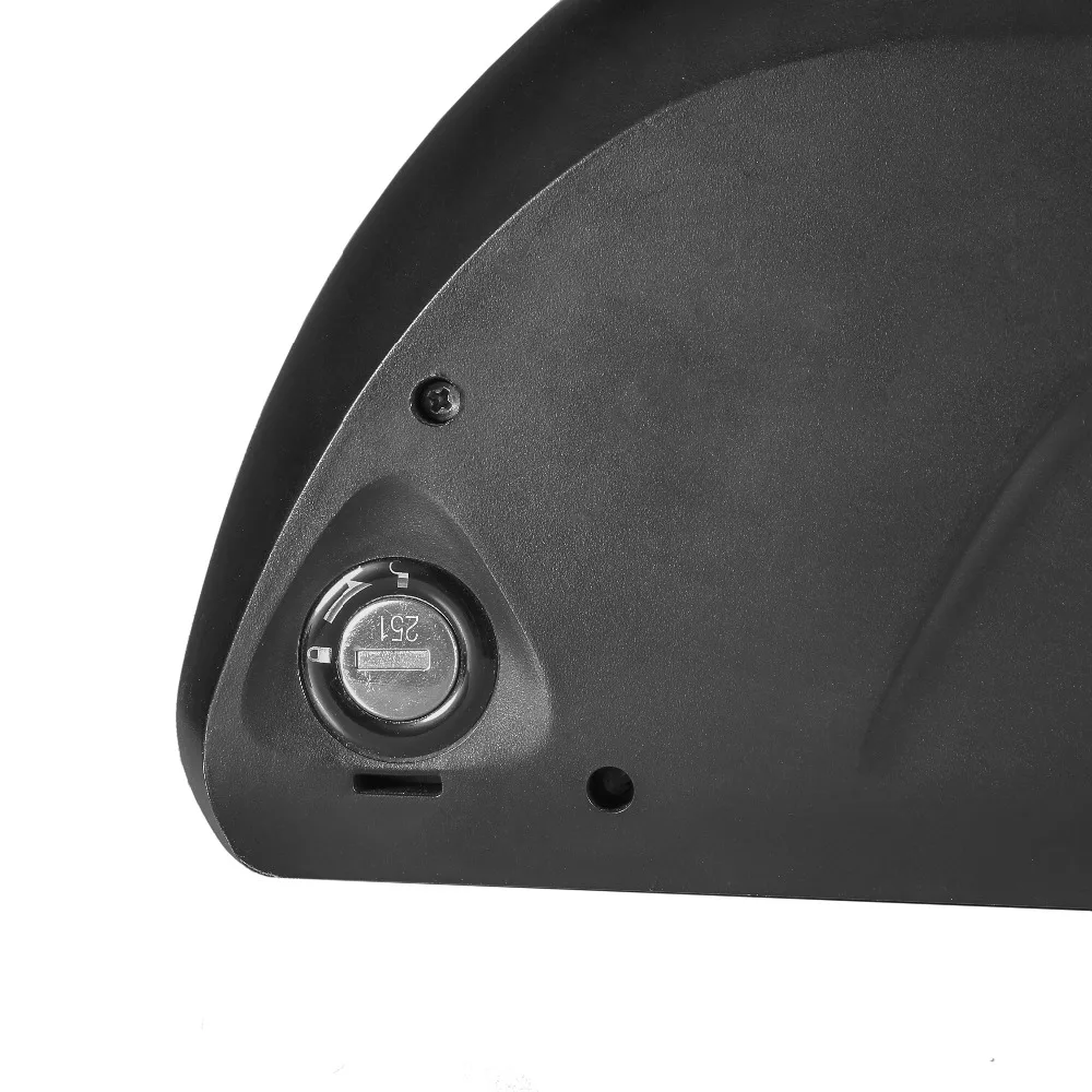 Excellent For 24V 36V 48V 52V shark Style 18650 battery case 7S 10S 13S 14S 18650 ebike lithium battery pack shell +power switch USB port 4