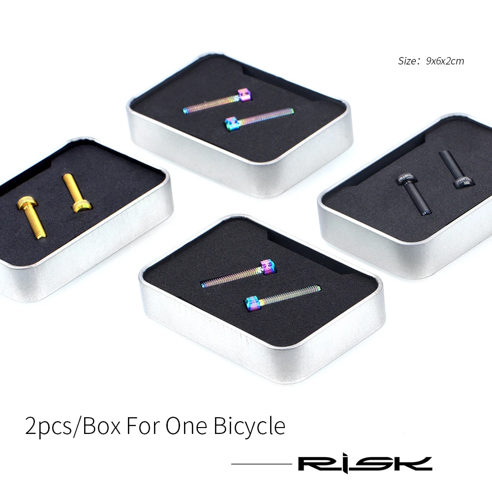 M5 x 25 개/상자 자전거 브레이크 레버 가이드 R RS RSC 유압 디스크 브레이크 패스너