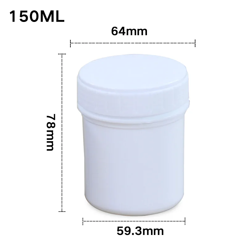 150ML-2 1000 мл пустой пластиковый контейнер для косметики, твердая пудра, контейнер для макияжа, для путешествий, многоразовые бутылки с внутренней крышкой, пищевой - Цвет: 150ML-2